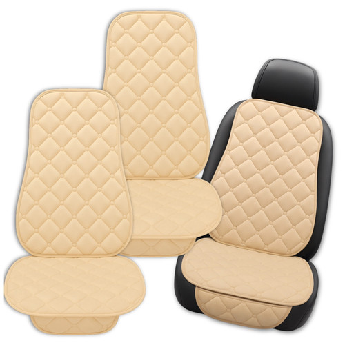 2er set beige autositzbezüge - beige,