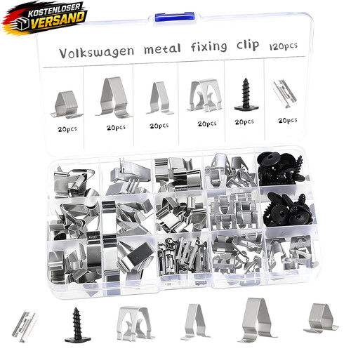 120 stück metall clips - stück,