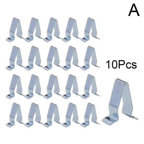 10x metall befestigung - 10x, clips