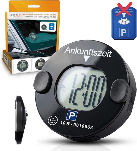 Elektronische parkscheibe mit - parkscheibe,