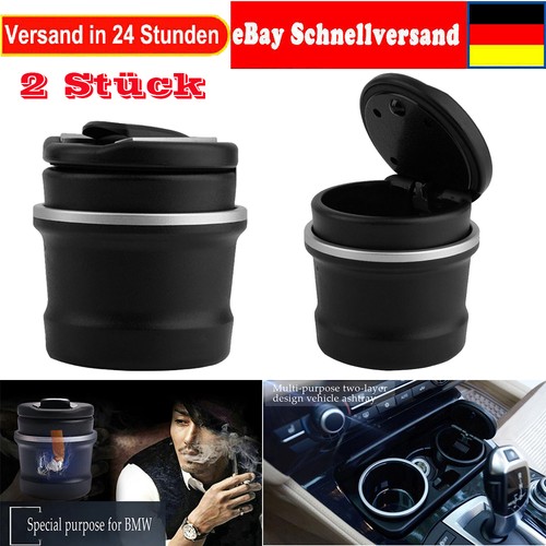 2pcs auto aschenbecher mit led - auto,