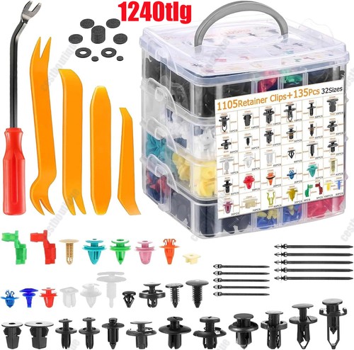1240teiliges auto spreiznieten - auto,