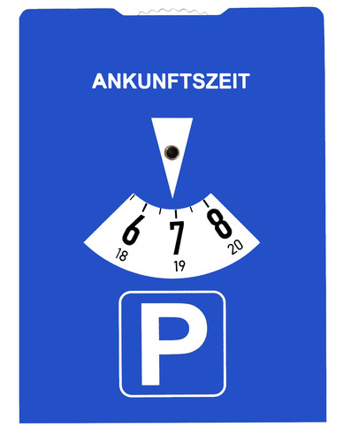Parkscheibe stvo konform - parkscheibe, auto