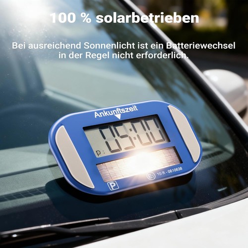 Elektronische parkscheibe mit - elektronische,