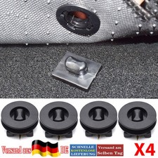 4X Schwarz Fußmatten